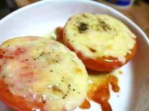 ダイエットに♪トマトとチーズのオーブン焼き